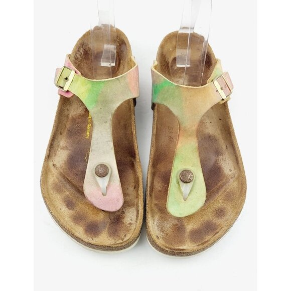 Birkenstock Gizeh Tie Dye Sandals - Size 39 / US‎ 8 - Picture 2 of 9